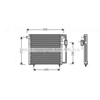 Condenseur, climatisation AVA QUALITY COOLING CR5017