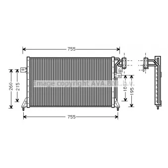 Condenseur, climatisation AVA QUALITY COOLING CR5018