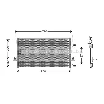 Condenseur, climatisation AVA QUALITY COOLING CR5037