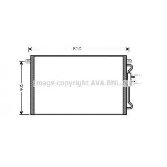 Condenseur, climatisation AVA QUALITY COOLING CR5075