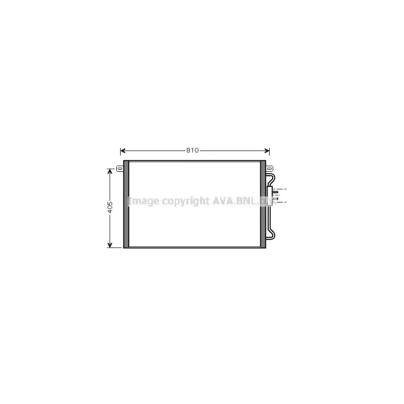 Condenseur, climatisation AVA QUALITY COOLING CR5075