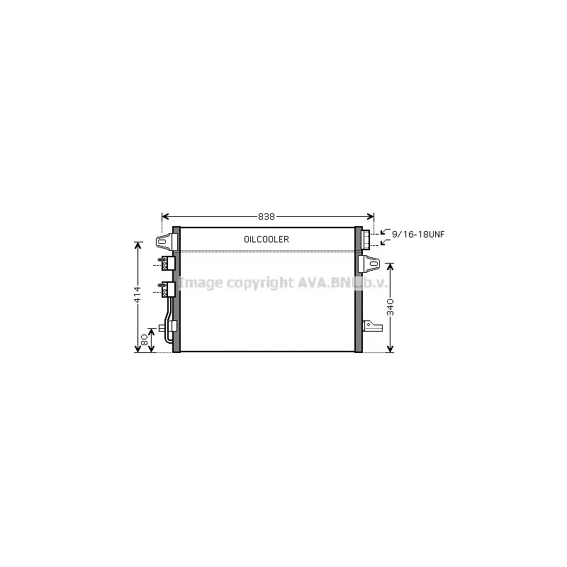 Condenseur, climatisation AVA QUALITY COOLING CR5088