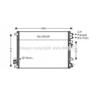 Condenseur, climatisation AVA QUALITY COOLING CR5093