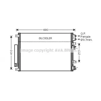 Condenseur, climatisation AVA QUALITY COOLING CR5093D