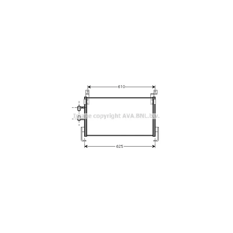 Condenseur, climatisation AVA QUALITY COOLING CR5095
