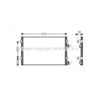 Condenseur, climatisation AVA QUALITY COOLING CR5103