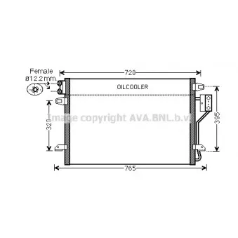 Condenseur, climatisation AVA QUALITY COOLING CR5106