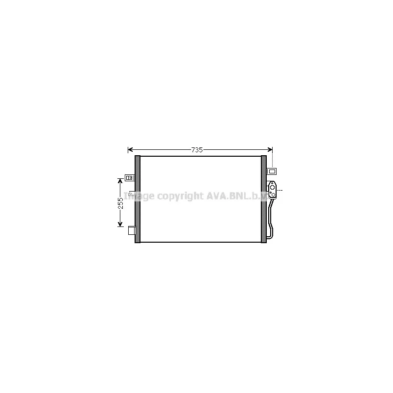 Condenseur, climatisation AVA QUALITY COOLING CR5139