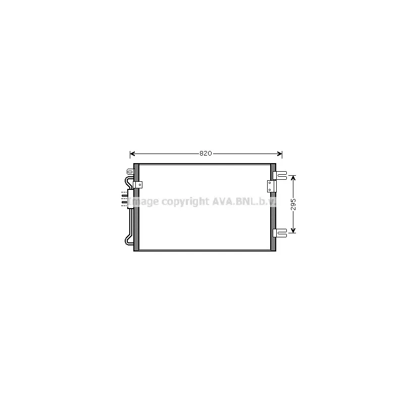 Condenseur, climatisation AVA QUALITY COOLING CRA5098