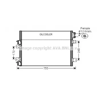 Condenseur, climatisation AVA QUALITY COOLING CRA5113