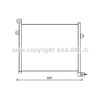 Condenseur, climatisation AVA QUALITY COOLING CRA5122