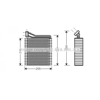 Evaporateur climatisation AVA QUALITY COOLING CRV089