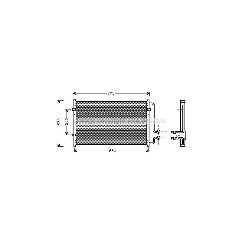 Condenseur, climatisation AVA QUALITY COOLING CT5025