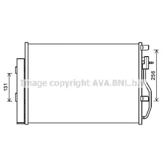 Condenseur, climatisation AVA QUALITY COOLING CTA5048D