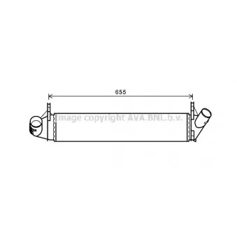 Intercooler, échangeur AVA QUALITY COOLING DA4006