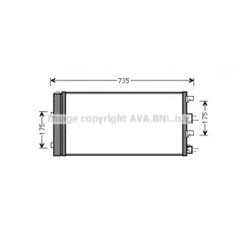 Condenseur, climatisation AVA QUALITY COOLING DA5004D