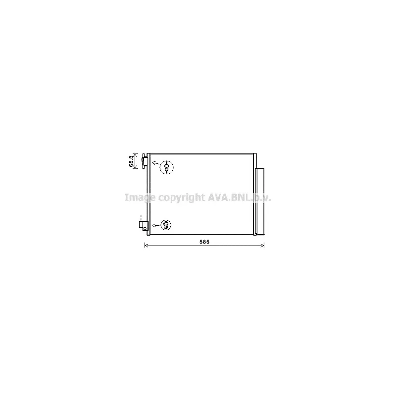 Condenseur, climatisation AVA QUALITY COOLING DA5011D