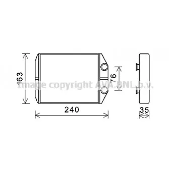 Système de chauffage AVA QUALITY COOLING DAA6014
