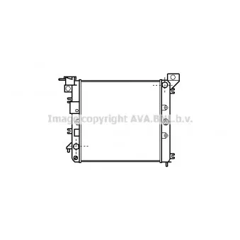 Radiateur, refroidissement du moteur AVA QUALITY COOLING