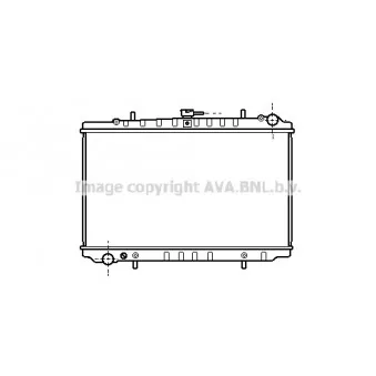 Radiateur, refroidissement du moteur AVA QUALITY COOLING DN2027