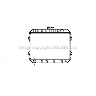 Radiateur, refroidissement du moteur AVA QUALITY COOLING DN2038