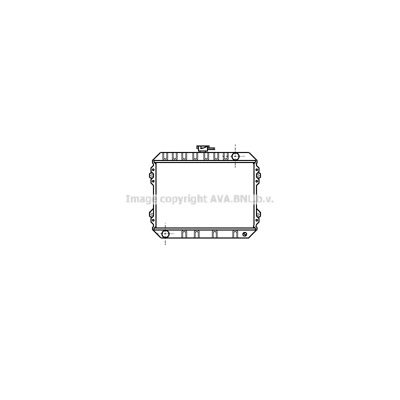 Radiateur, refroidissement du moteur AVA QUALITY COOLING DN2038