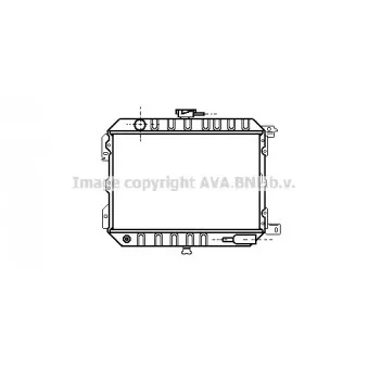 Radiateur, refroidissement du moteur AVA QUALITY COOLING