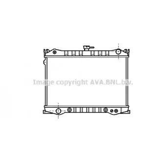 Radiateur, refroidissement du moteur AVA QUALITY COOLING