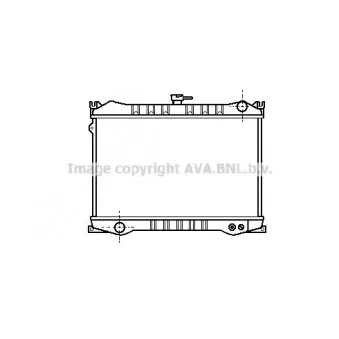 Radiateur, refroidissement du moteur AVA QUALITY COOLING DN2069