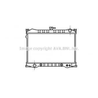 Radiateur, refroidissement du moteur AVA QUALITY COOLING DN2070