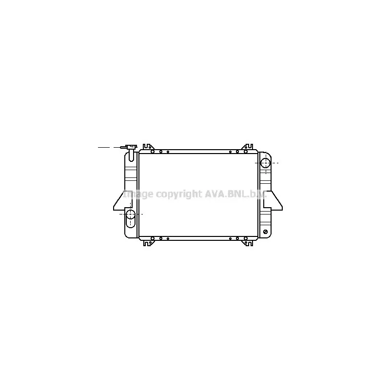 Radiateur, refroidissement du moteur AVA QUALITY COOLING DN2088
