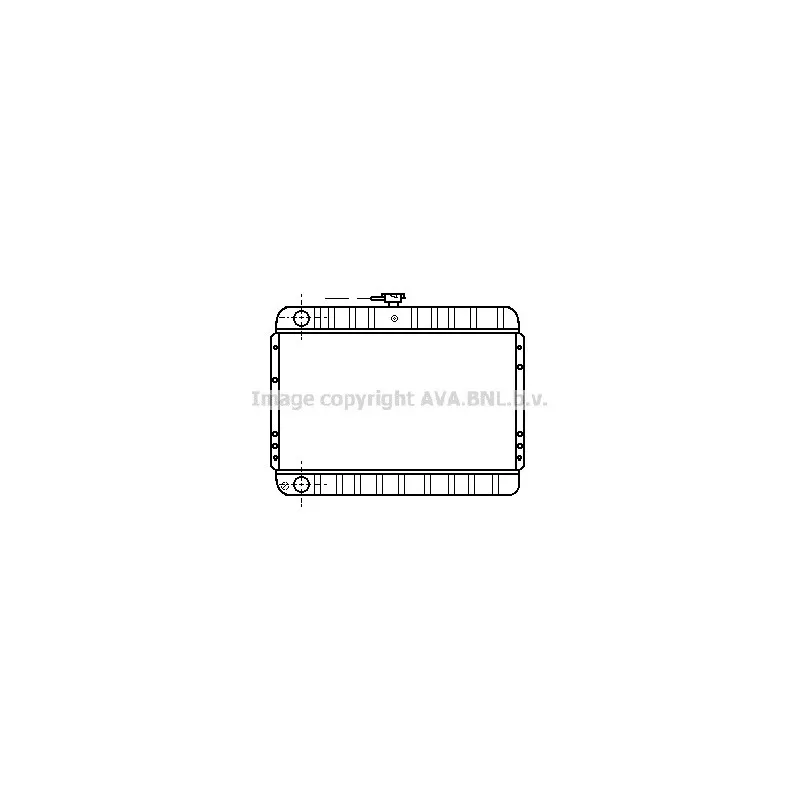 Radiateur, refroidissement du moteur AVA QUALITY COOLING DN2091