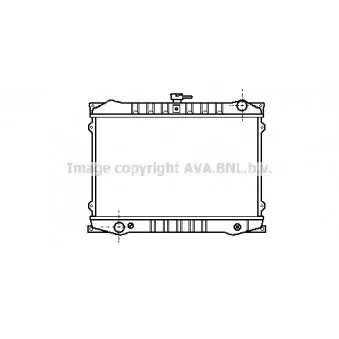 Radiateur, refroidissement du moteur AVA QUALITY COOLING DN2101