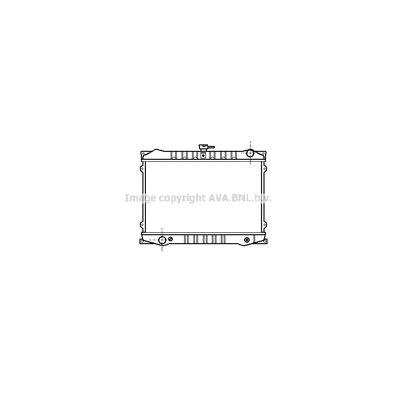 Radiateur, refroidissement du moteur AVA QUALITY COOLING DN2101
