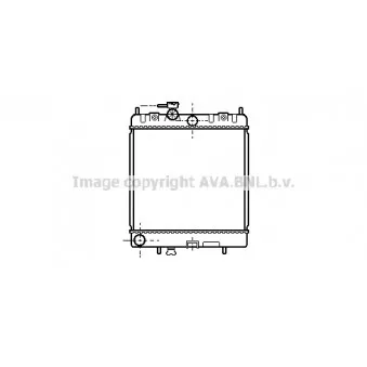 Radiateur, refroidissement du moteur AVA QUALITY COOLING DN2128