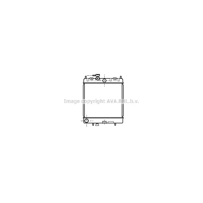 Radiateur, refroidissement du moteur AVA QUALITY COOLING DN2128