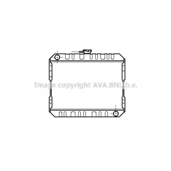 Radiateur, refroidissement du moteur AVA QUALITY COOLING