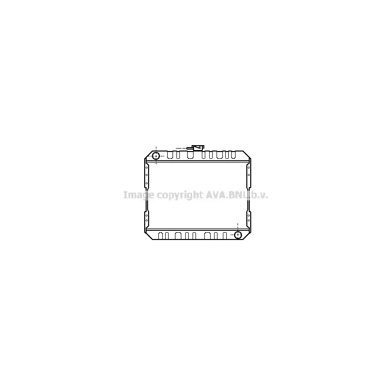 Radiateur, refroidissement du moteur AVA QUALITY COOLING DN2129