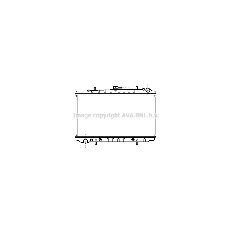 Radiateur, refroidissement du moteur AVA QUALITY COOLING DN2152