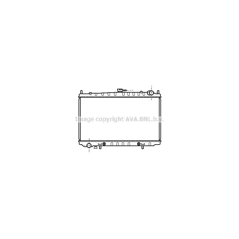 Radiateur, refroidissement du moteur AVA QUALITY COOLING DN2153