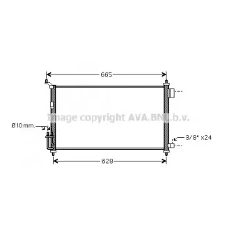 Condenseur, climatisation AVA QUALITY COOLING DN5251