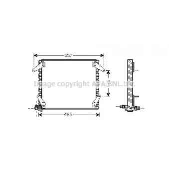 Condenseur, climatisation AVA QUALITY COOLING DN5272