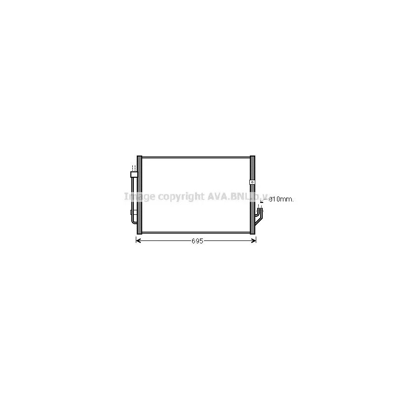 Condenseur, climatisation AVA QUALITY COOLING DN5331