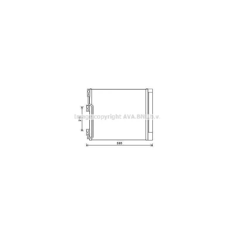 Condenseur, climatisation AVA QUALITY COOLING DN5355D