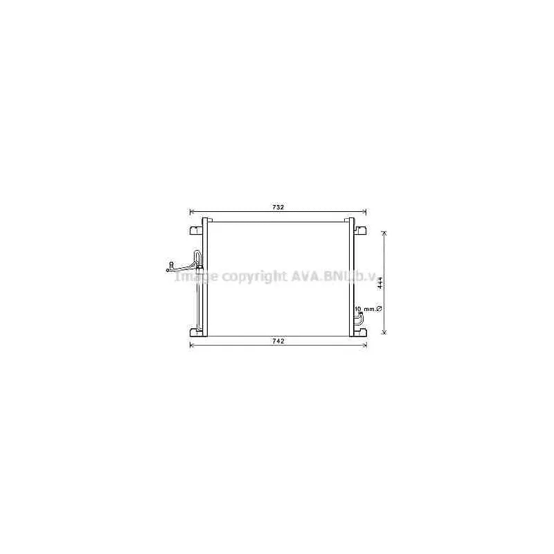 Condenseur, climatisation AVA QUALITY COOLING DN5392