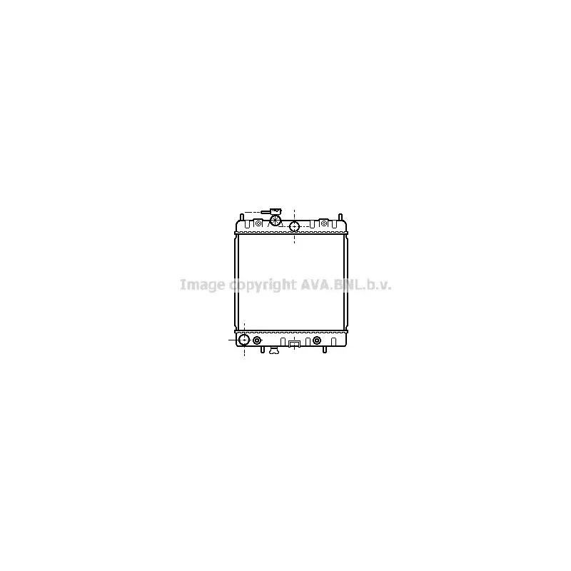 Radiateur, refroidissement du moteur AVA QUALITY COOLING DNA2131