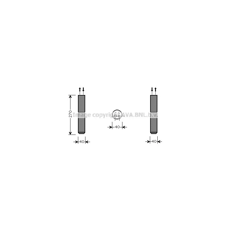Filtre déshydratant, climatisation AVA QUALITY COOLING DND254