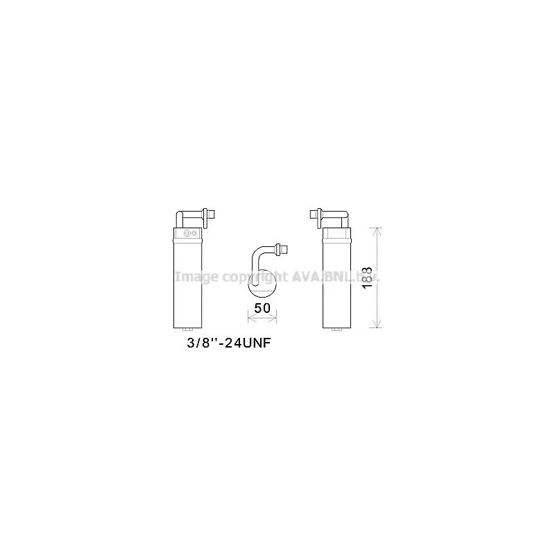 Filtre déshydratant, climatisation AVA QUALITY COOLING DND282