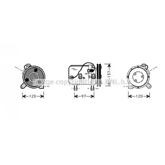 Compresseur, climatisation AVA QUALITY COOLING DNK003