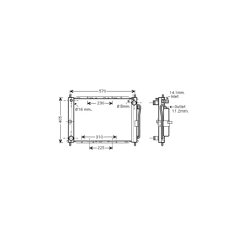 Module de refroidissement AVA QUALITY COOLING DNM369
